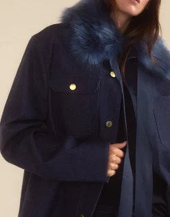 Outlet Cynthia Rowley Outward Bound Field Jacket Denim