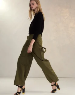 Outlet Cynthia Rowley Paige Painter Pant DRKGR