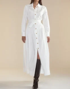 Online Cynthia Rowley Perennial Shirt Dress White