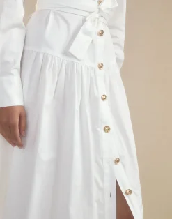 Online Cynthia Rowley Perennial Shirt Dress White