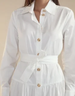 Online Cynthia Rowley Perennial Shirt Dress White