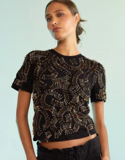 Hot Cynthia Rowley Safety First Tee BLACK