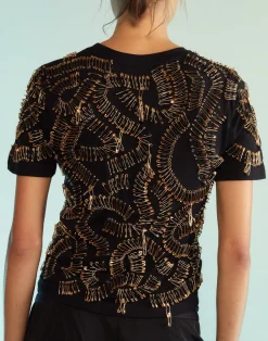 Hot Cynthia Rowley Safety First Tee BLACK