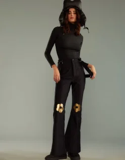 Best Cynthia Rowley Slope Style Ski Pants BLACK