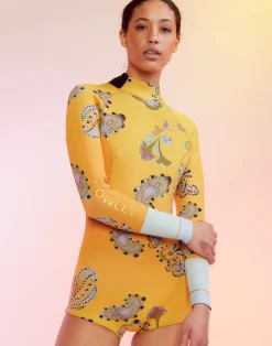 Hot Cynthia Rowley Sunrise Paisley Wetsuit GLDPSL