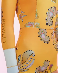 Hot Cynthia Rowley Sunrise Paisley Wetsuit GLDPSL