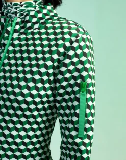 Online Cynthia Rowley Water Repellent Bonded Jumpsuit GRNMT