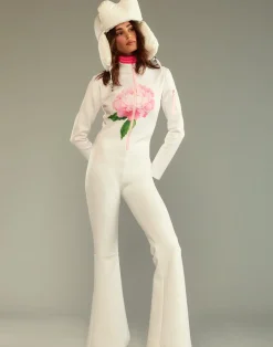 Clearance Cynthia Rowley Water Repellent Bonded Ski Suit WTPNK